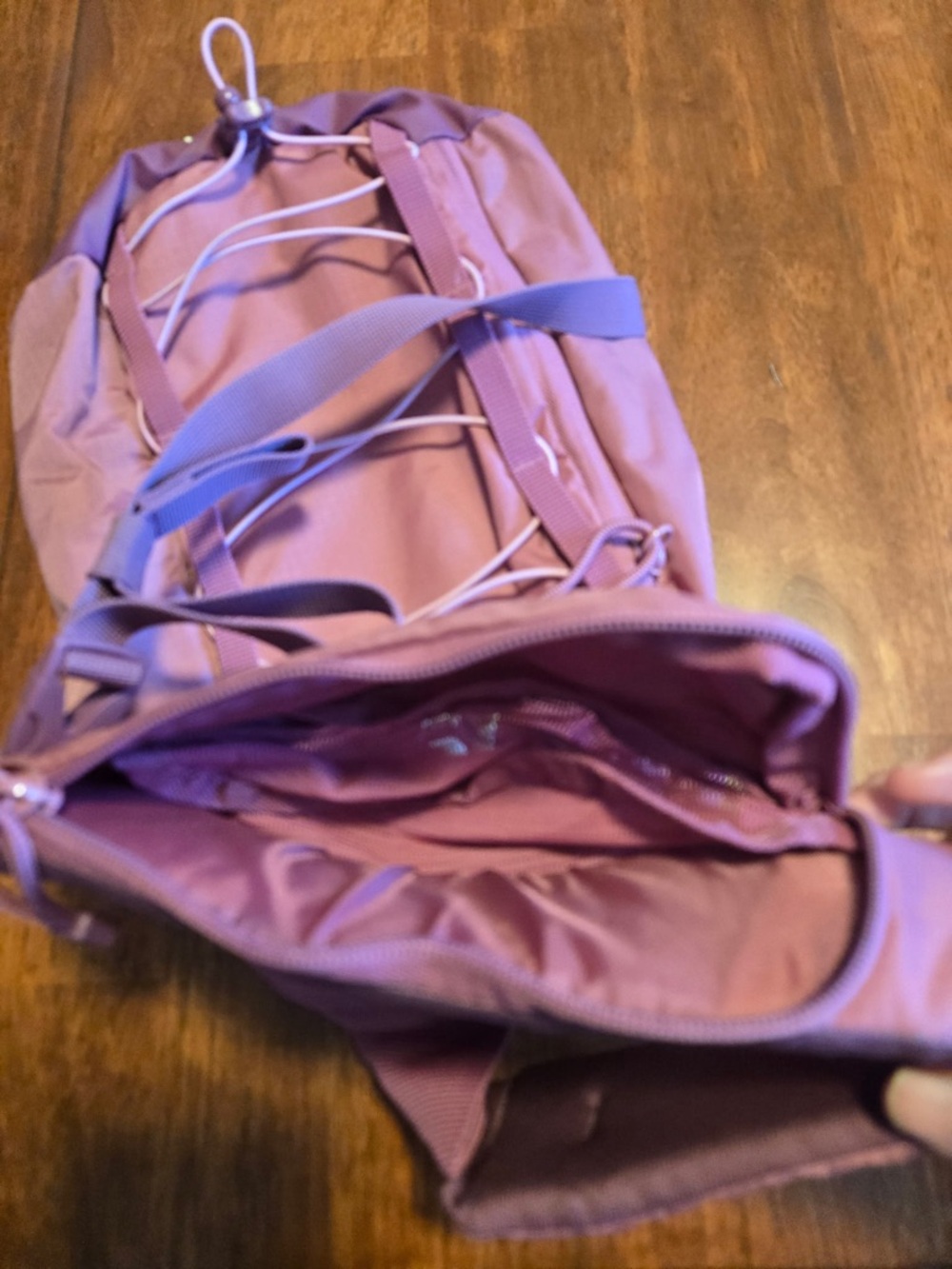 Hurley Wine Red Backpack with Front Bungee - Picture 4 of 7